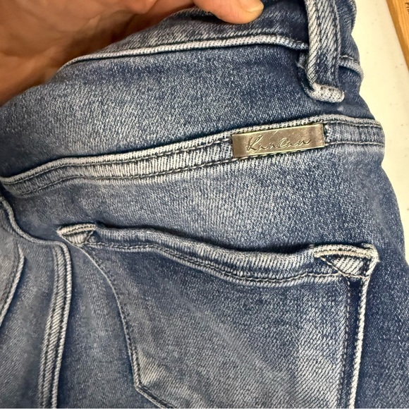 KanCan Distressed Skinny Jeans High Rise Raw Hem Light Wash Women’s Size 7/27 - Picture 13 of 16